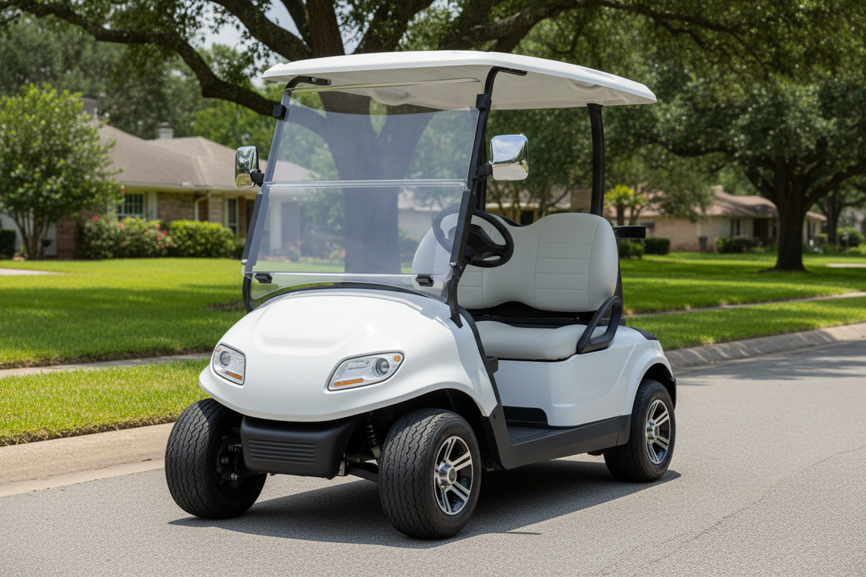 Golf Caddie & Co Electric 2 Passenger Street Legal Golf Cart